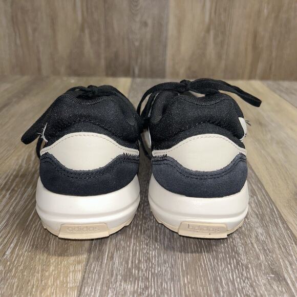 Adidas Womens US Size 7 Retrorun EH1859 Black White Running Sneaker Shoes - Picture 7 of 11